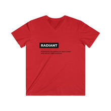 Load image into Gallery viewer, RADIANT Men's Fitted V-Neck Short Sleeve Tee