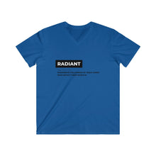Load image into Gallery viewer, RADIANT Men's Fitted V-Neck Short Sleeve Tee